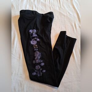 Xlusion Peanuts women's black leggings size XXL printed with Peanuts characters